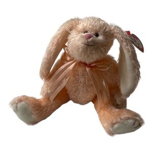 Vintage Ty Camelia The Attic Treasures Collection 1993 Peach Bunny